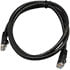 10X8-22203,Networking Cables,CAT6 Snagless Ethernet Patch Cable Black 3 Feet