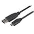  10U2-20126-06,USB Cables,USB-A to micro-B Data Sync and Charge Cable 6 Feet Black