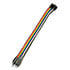 ZW-MM-20-10,Jumper Wires,Zipped Male to Male Jumper Wires 10 Wires 20cm Colored 28AWG