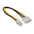 11W3-08315,Computer Cables,Molex 4P to P4 12V to ATX Power Supply Cable Assembly 15 Inch