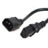 10W1-02203,3-Conductor,Power Cord 3 Feet 18/3AWG SVT Black Protected Plug UL/CSA/TUV