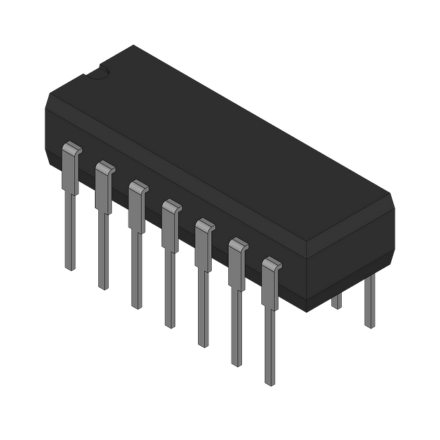 MM74HCT14N,Inverter Schmitt Trigger,IC INVERT SCHMITT 6CH 1-IN 14DIP